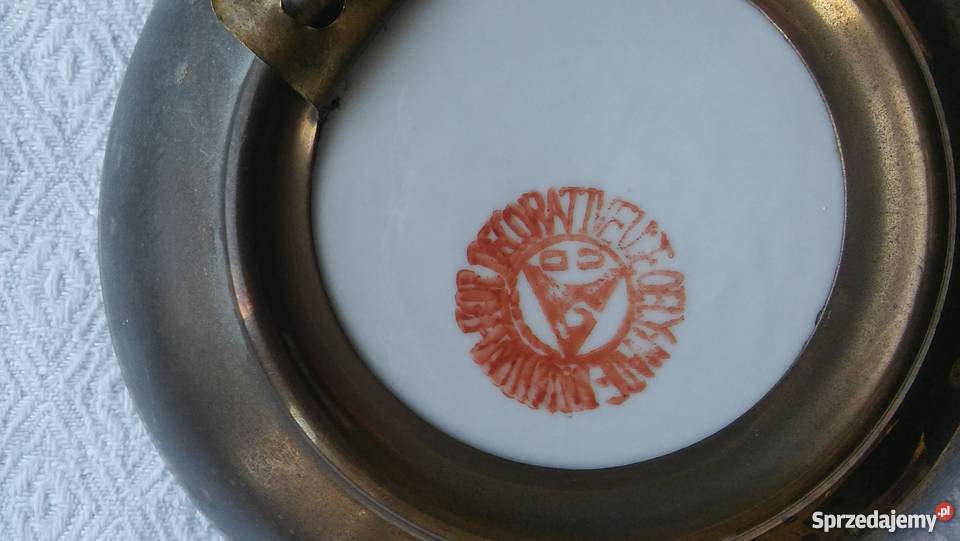 Śliczny talerzyk z pięknym ręcznym wzorem inny kolor Gdańsk