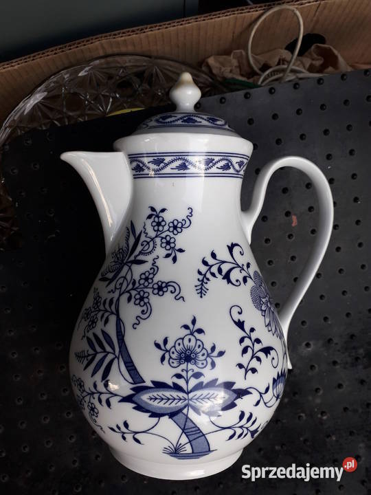 Porcelana Bohemia wzór cebulowy dzbanek mazowieckie Warszawa