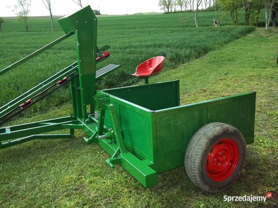 Kombajn do kopania czosnku kopaczka czosnek