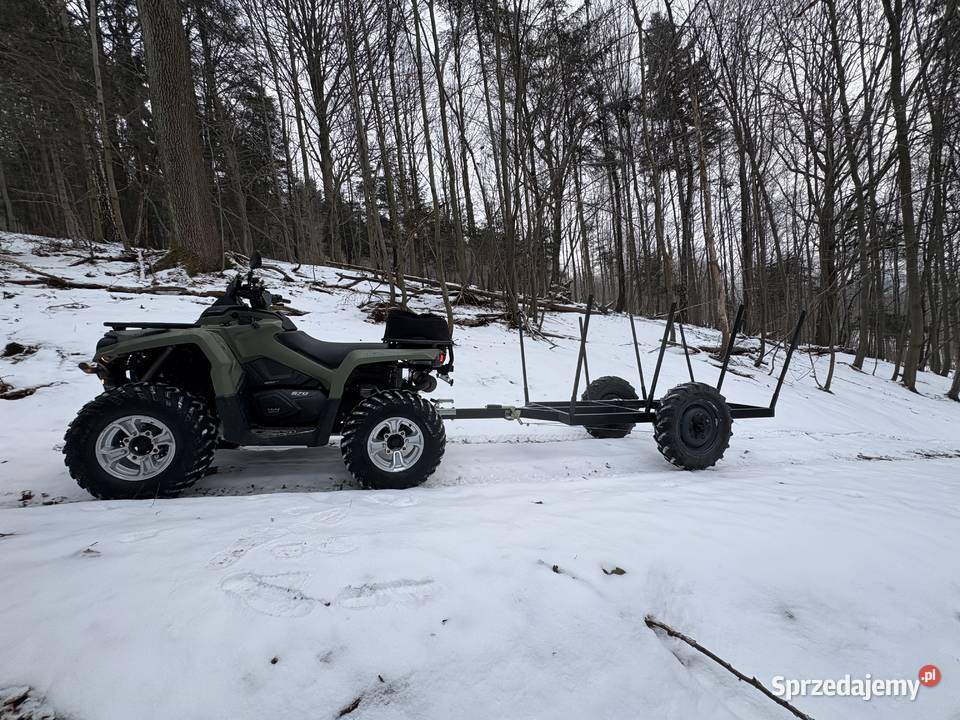 Przyczepka do quada traktorka solidna Z hamulcem Pozostałe