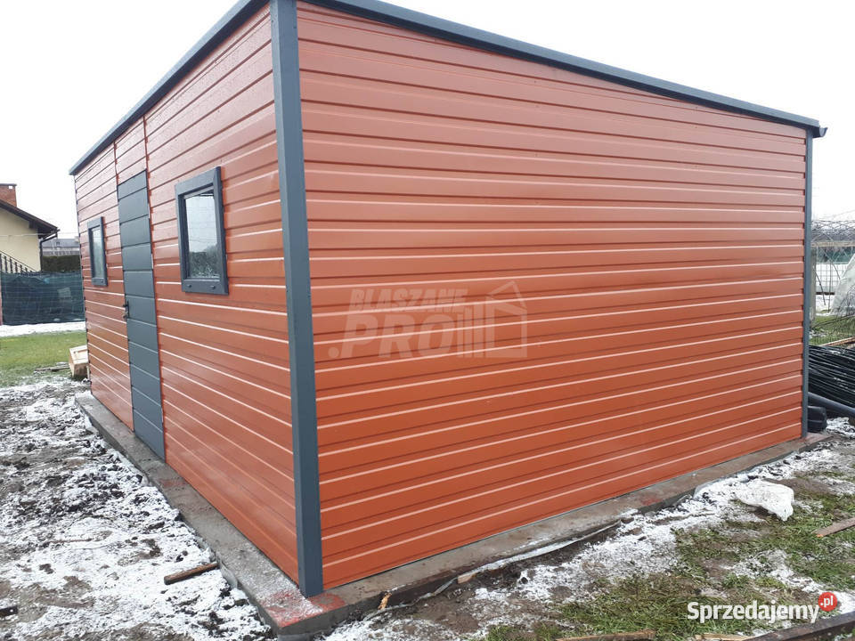 Domek ogrodowy 55x3 braz antarcyt 3x okno drzwi Szczecin