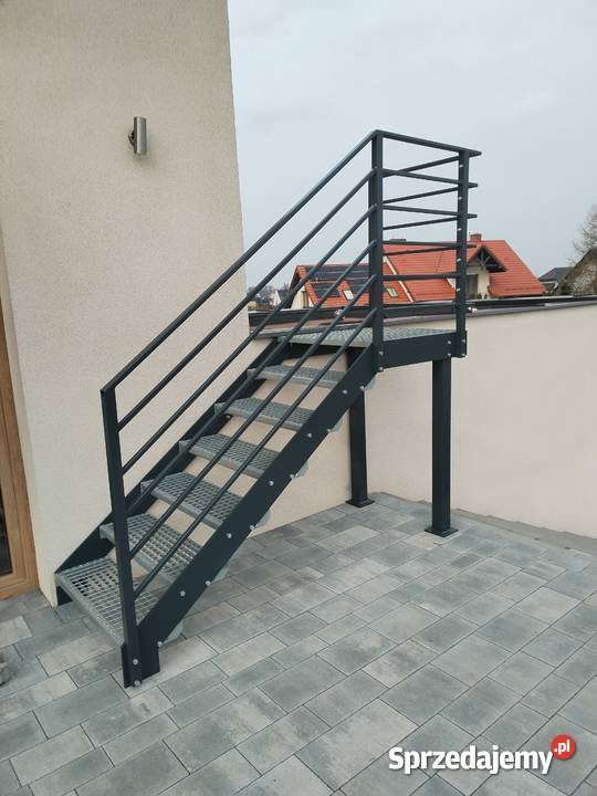Schody zewnętrzne produkcja i montaż Kępno sprzedam
