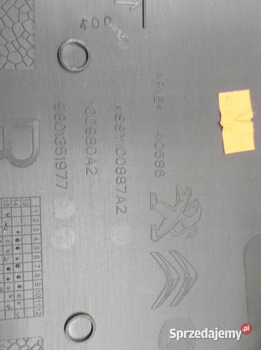 OSŁONA SŁUPKA B LEWA PRAWA KOMPLET Citroen C4