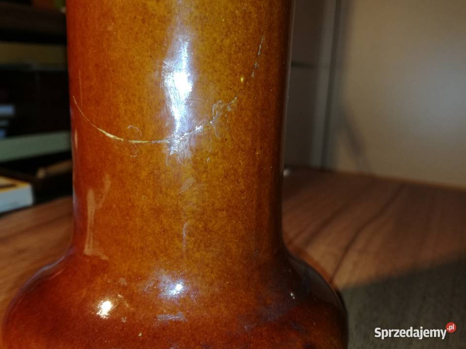 Netypowy piękny WAZONIK ceramika PRL lata 7080 Warszawa