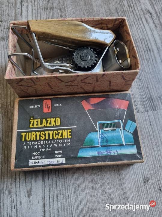 Stare żelazko podrużne TYP P4 1987r Bielsko