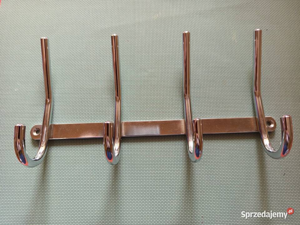 Wieszak metalowy chromowany duży do łazienki Wieszaki mazowieckie Warszawa