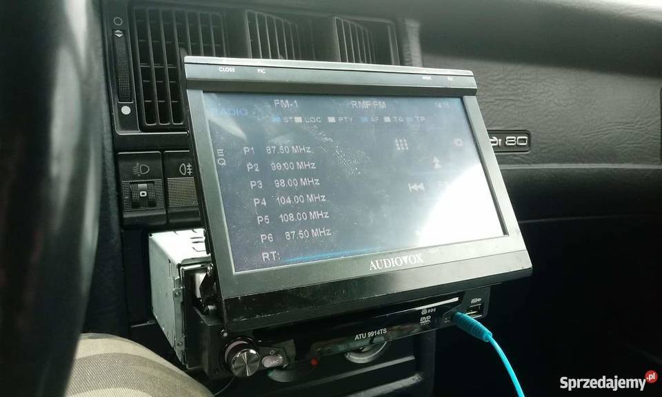 Audiovox ATU 9914TS 2 din Ekran Radio Pod lubelskie