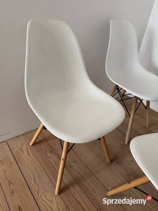 Krzesła skandynawskie Ikea białe Wyszków