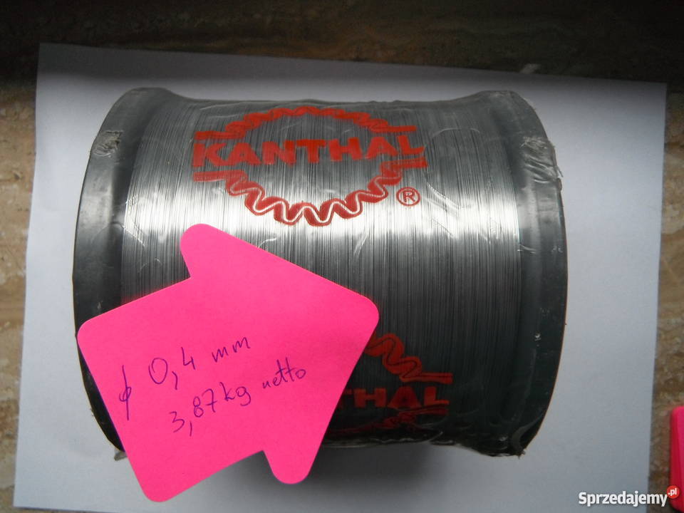 Kanthal D średnica 04 mm drut oporowy 10mb Spawanie i zgrzewanie Barak