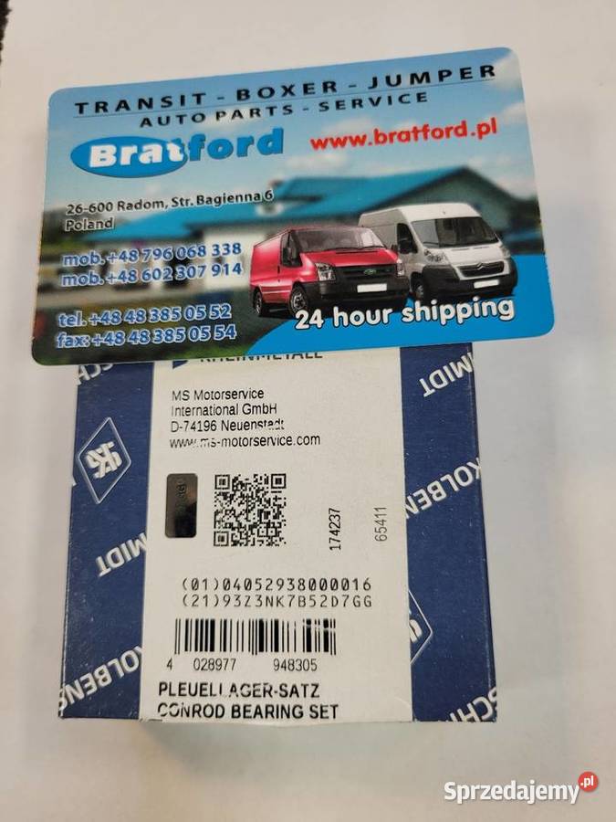 Panewki Korbowodowe Ford 20 Ecoblue 37181600 Radom