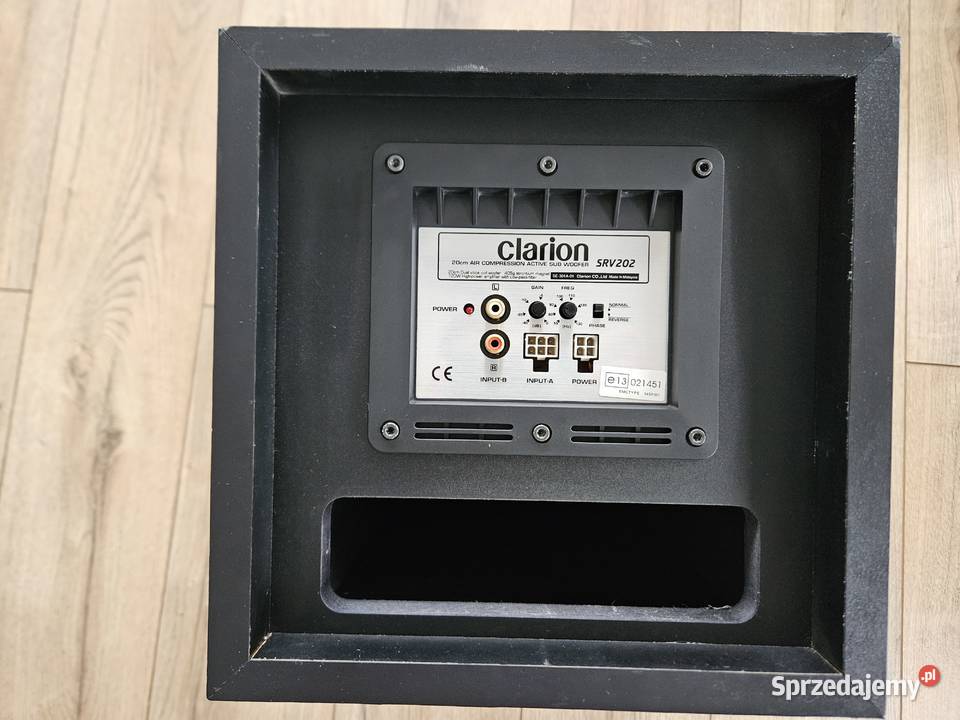 Subwoofer aktywny samochodowy CLARION SRV202 Warszawa