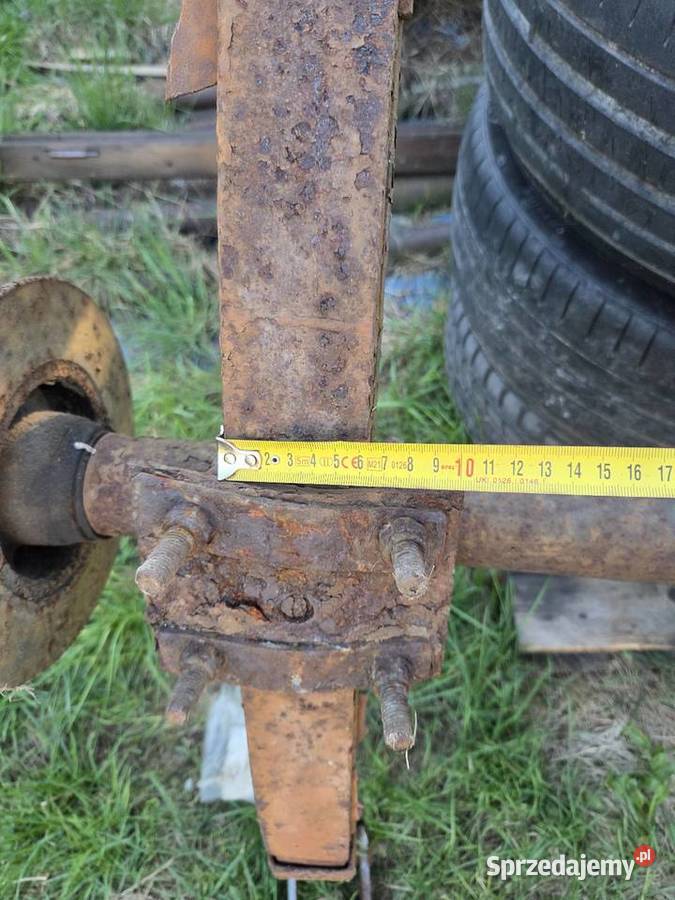 Os z resorami do przyczepki Zaborowice