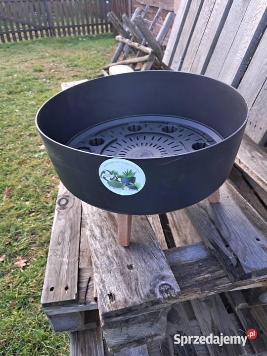 Doniczka na nóżkach GRACIA LOW DGRL400L