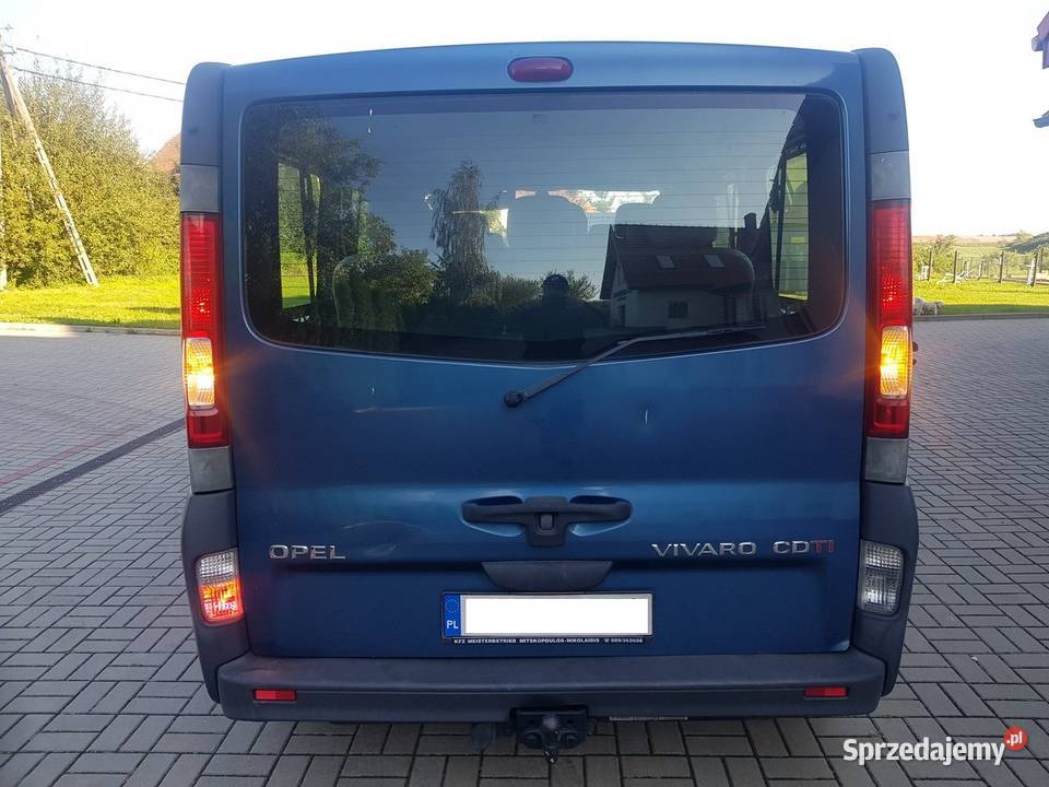 OPEL VIVARO LONG 9OSOBOWY20 CITDHAKKLIMA Głogów