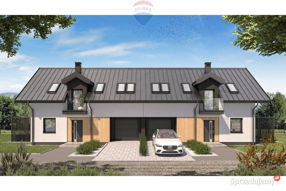 Bliźniak z widokiem na góry 500m2 Łodygowice