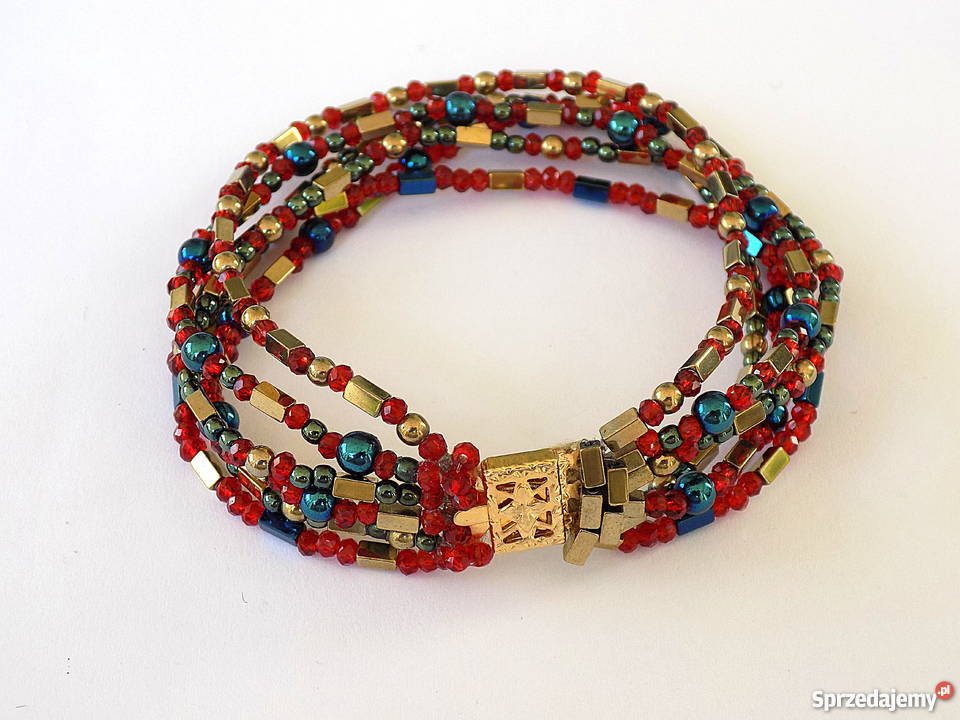 BRANSOLETKA ZAPINANA Z HEMATYTÓW Warszawa