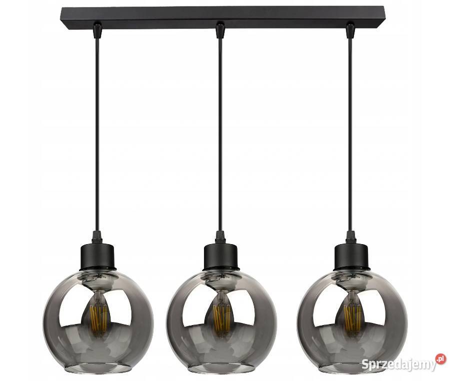LAMPA WISZĄCA SUFITOWA ŻYRANDOL potrójna KULA Choroszcz