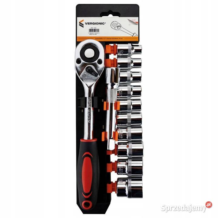 zestaw grzechotka 12 klucze nasadowe 10