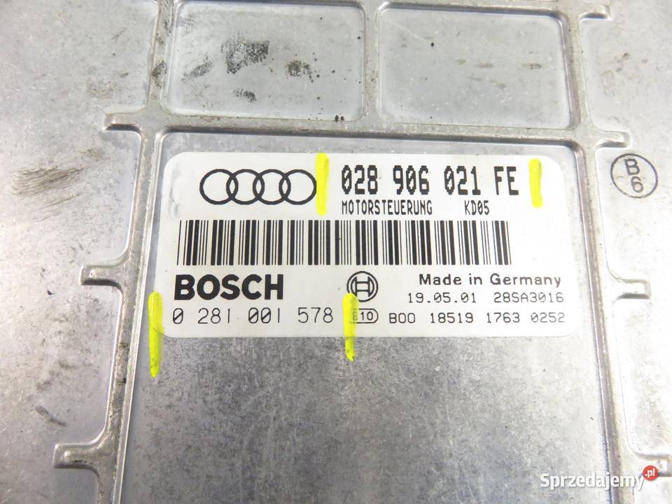 STEROWNIK AUDI A4 8D2 B5 19 TDI 1Z 028906021FE