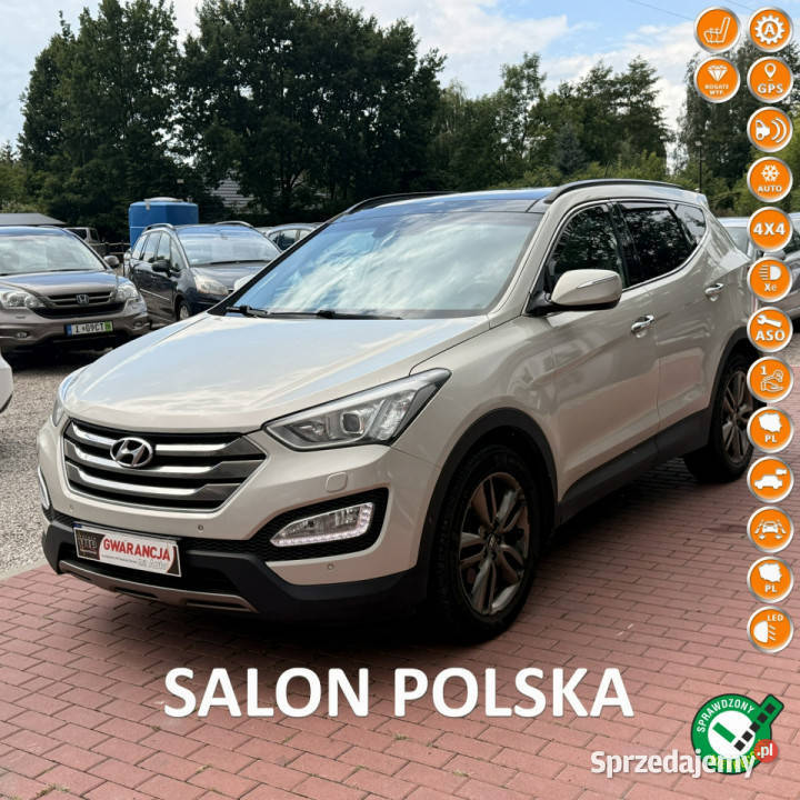 Hyundai Santa Fe Salon PLATINIUM Gwarancja III światła do jazdy dziennej sprzedam