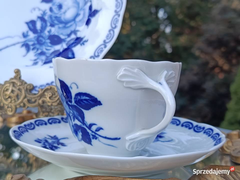 Filiżanka Trio porcelanowe Plaue Klenica