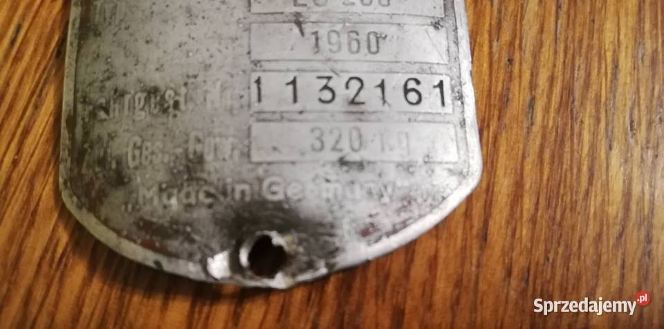 Mz 2500 zerowka wsk tabliczka silnik karoseria Czersk