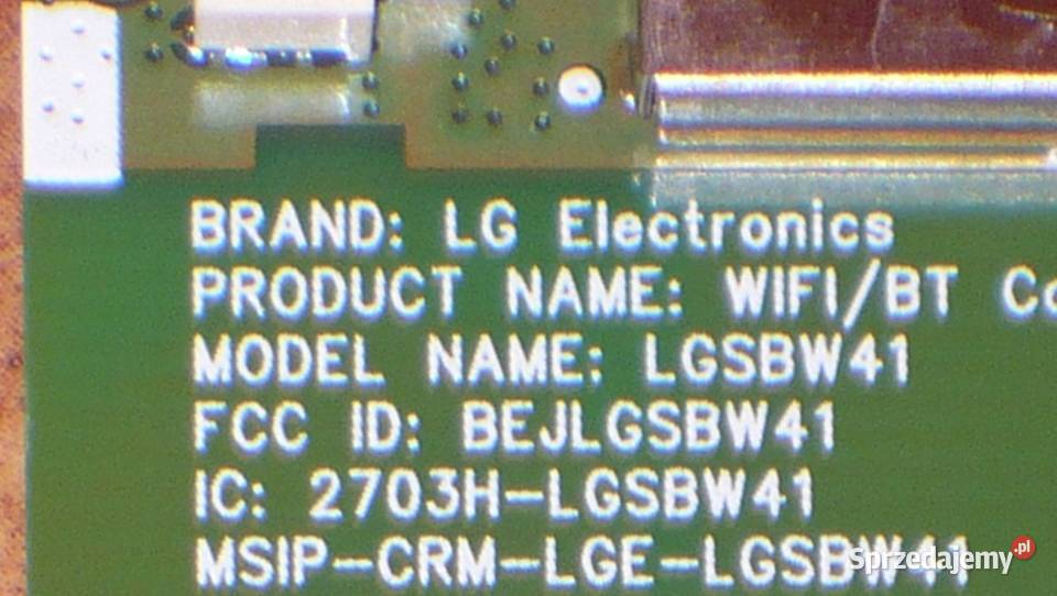 Moduł WiFi i Bluetooth LGSBW41 TV LG 60LB730V LED Lublin