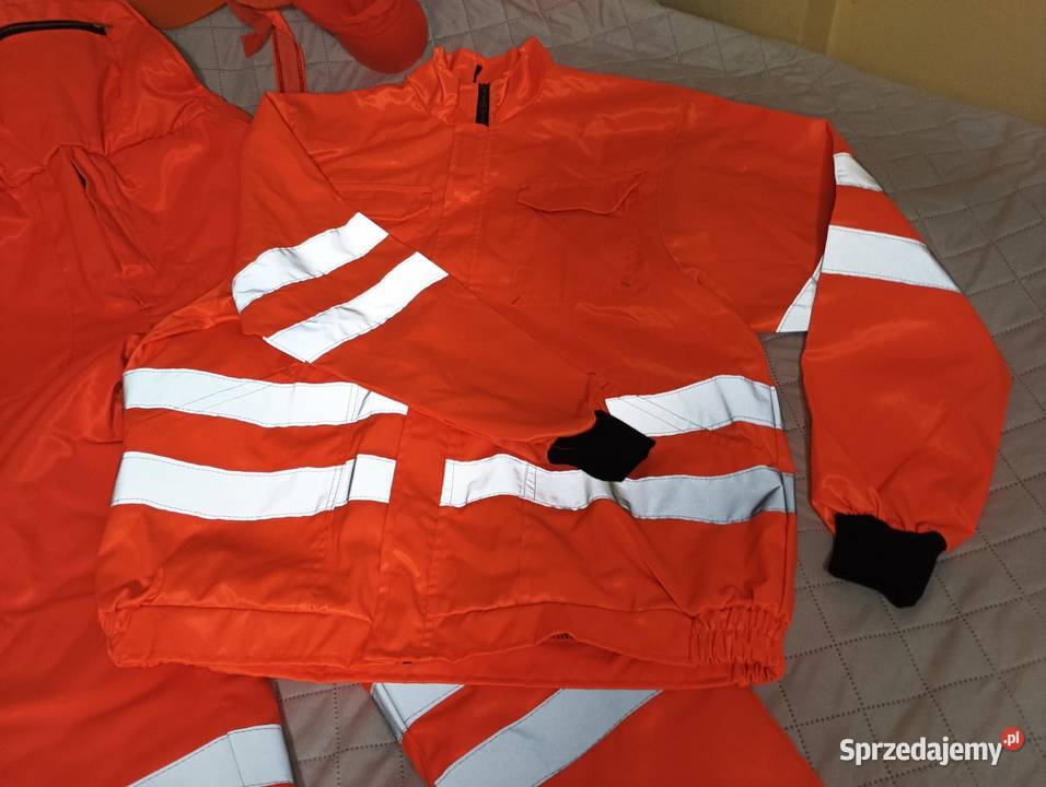 Komplet odzieży roboczej ostrzegawczej XXL Trzcianka sprzedam