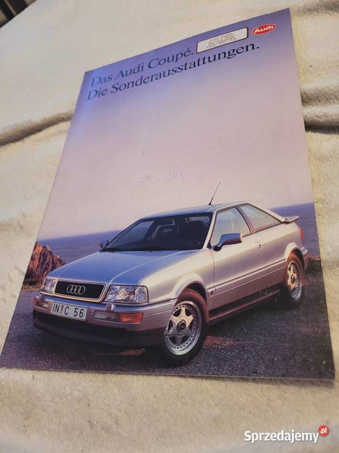 Prospekt katalog Audi Coupe 1991