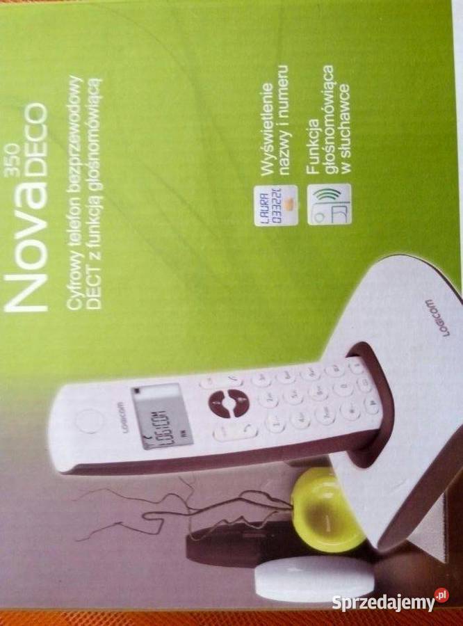 telefon bezprzewodowy nova deco 350 Telefony bezprzewodowe Prabuty