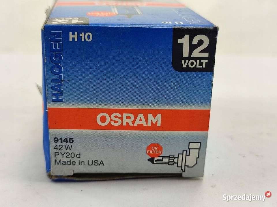 ŻARÓWKA HALOGEN 1 OSRAM 12V 42W PY20D H10 9145