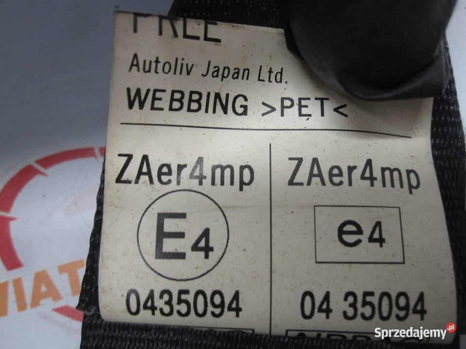 OUTLANDER LIFT II 11r pas bezpieczeństwa prawy osobowe Kielce