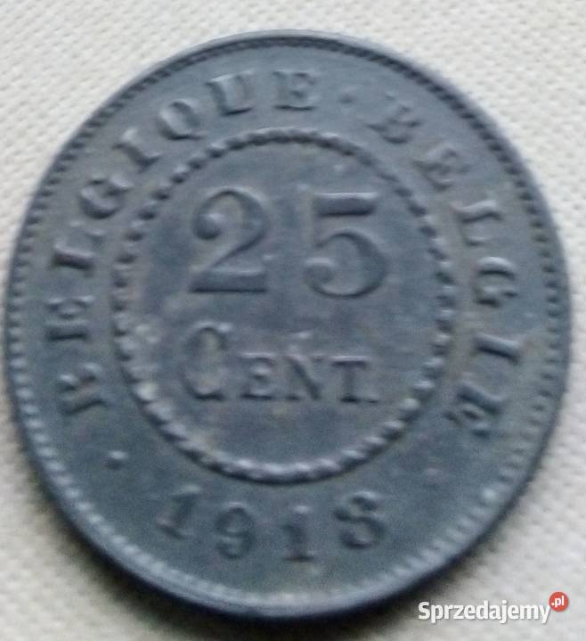 BELGIA25 CENTS1913 rCYNK mazowieckie Legionowo sprzedam