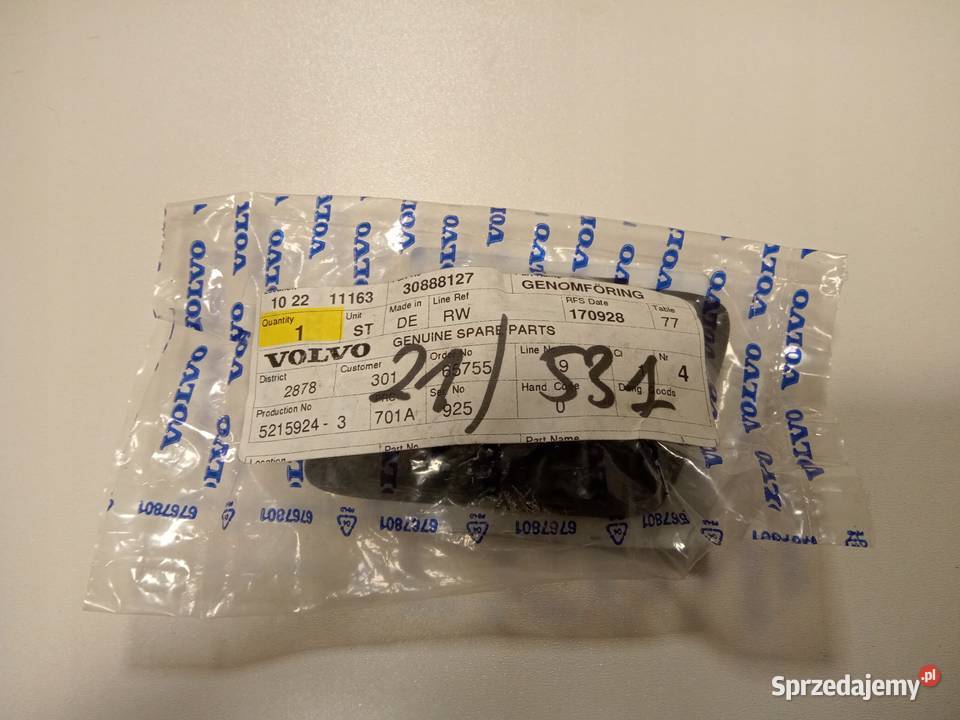 OSŁONA SPRYSKIWACZA PRAWEGO VOLVO S40 V40 0104 Nowy Tomyśl