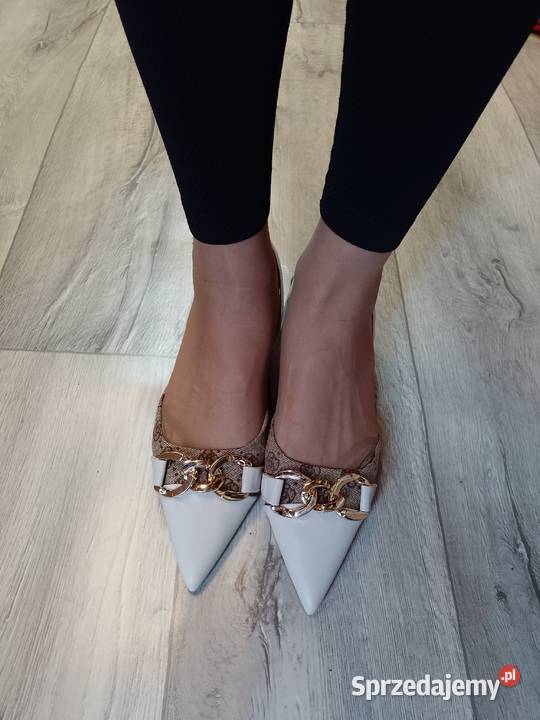 4041 Ekskluzywne czolenka Wieczorowe z odkrytą Kraków