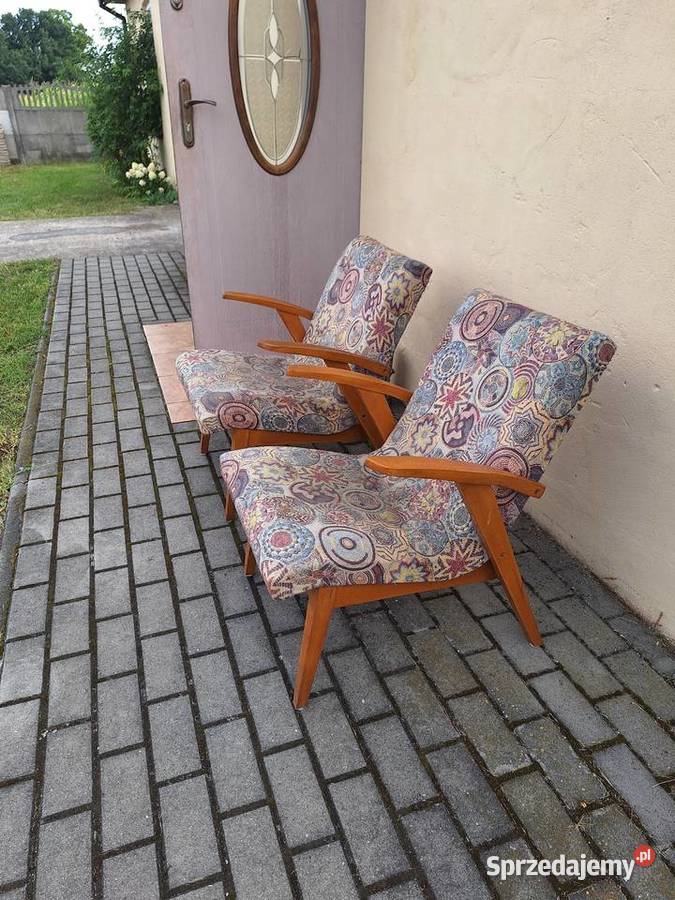 Fotele vintage z PRL 2 Sochocin