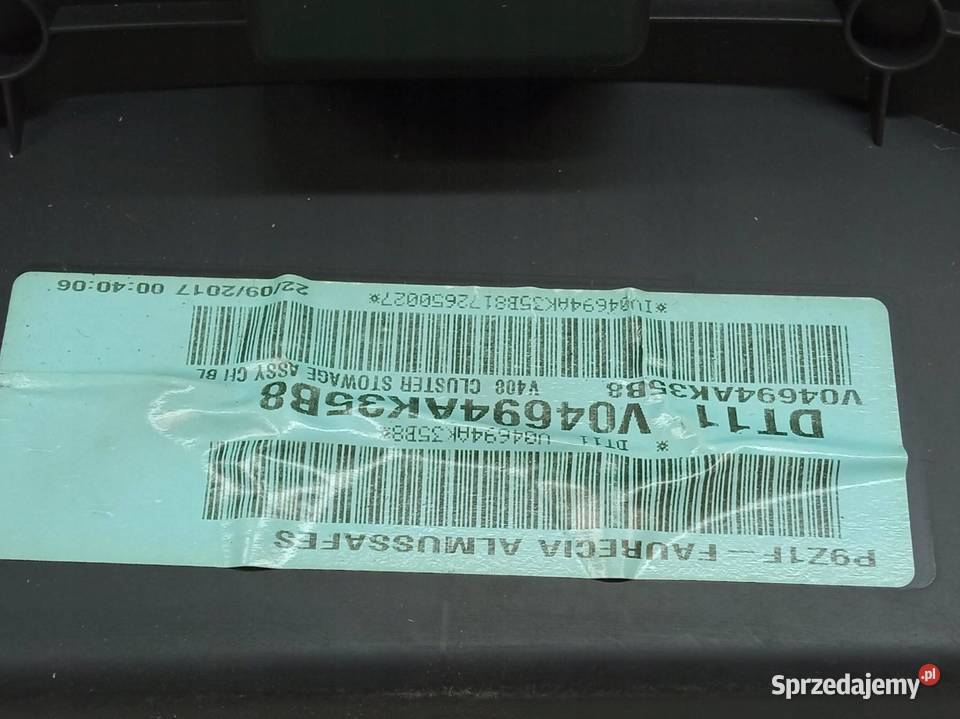 SCHOWEK GÓRNY DESKI KIEROWCY MK2 DT11V04694AKW świętokrzyskie