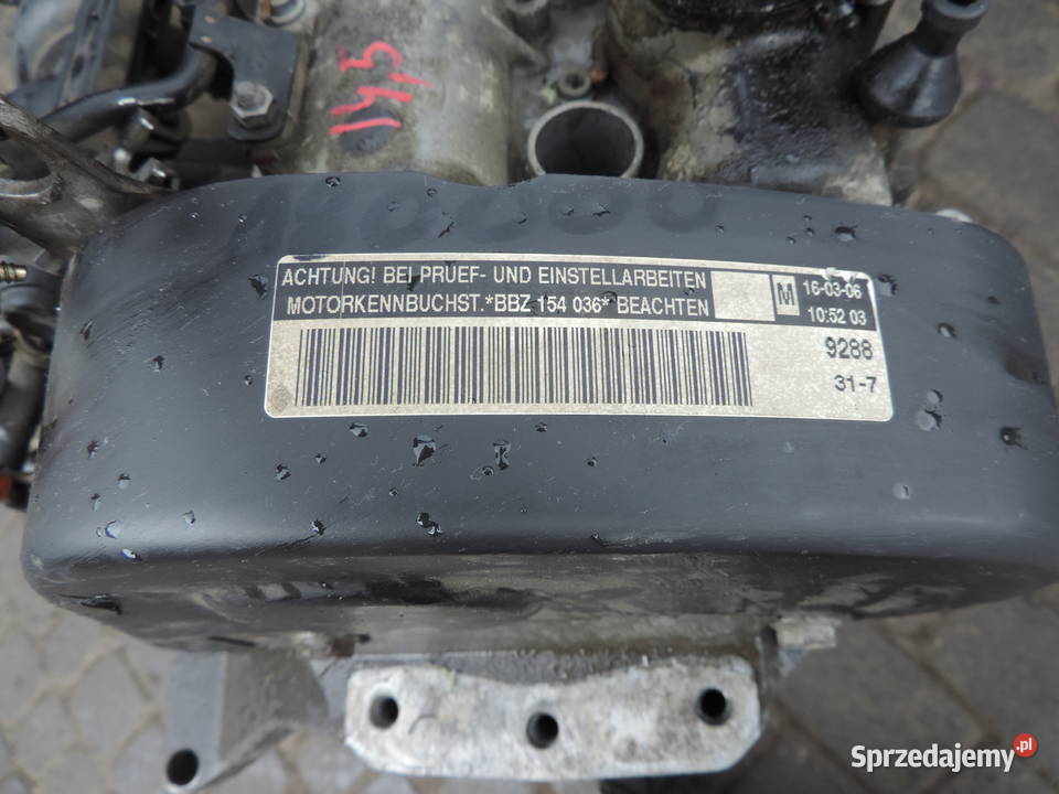 SKODA FABIA I 14 16V SILNIK BBZ Nowy Sącz