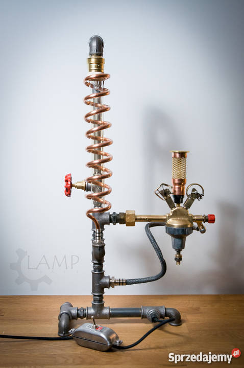 Lampa dekoracyjna w stylu steampunk industrial Mielec