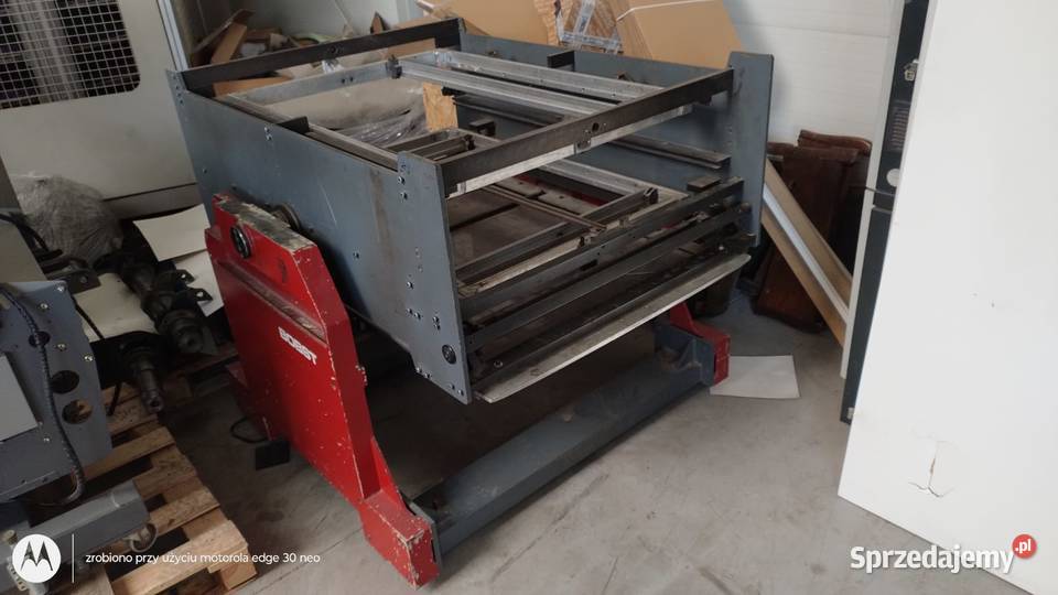 Bobst MakeReady table stół Nowy Tomyśl