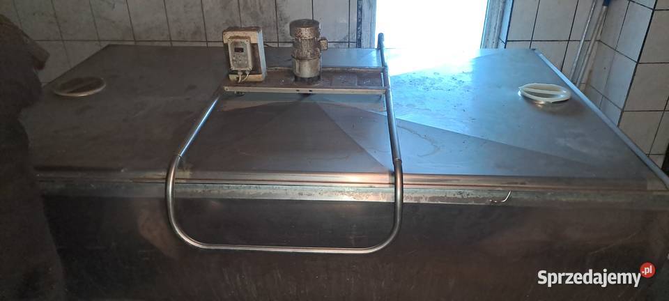 Zbiornik na mleko wannowy Francja JAPY 1600 L nieuszkodzony Kamionka