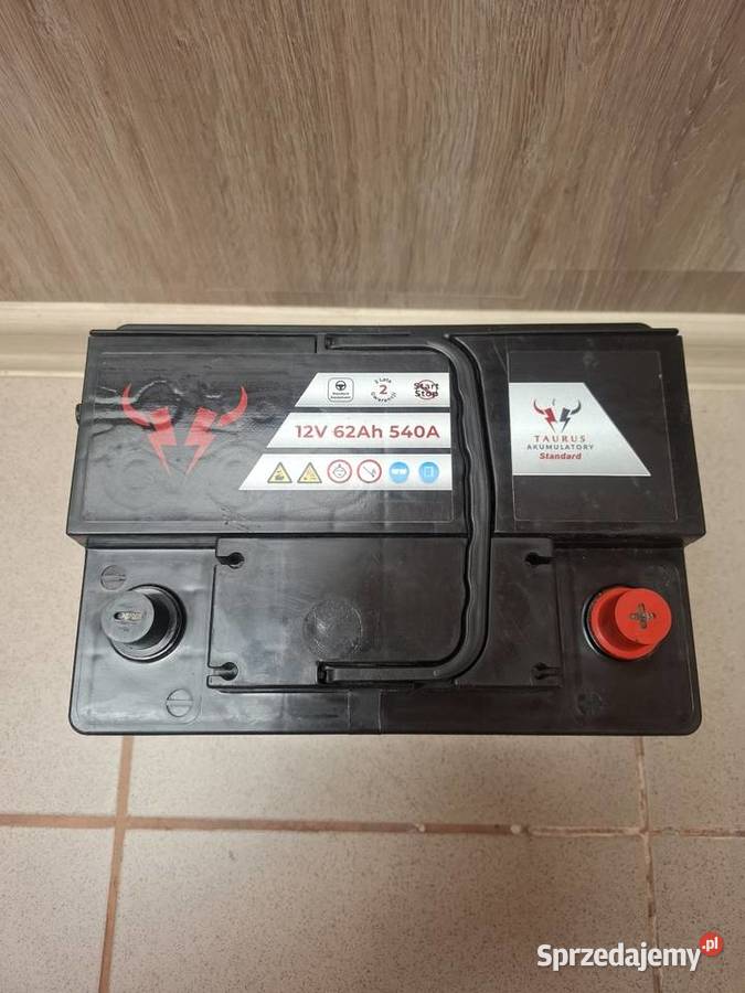 Akumulator Taurus 12V 62Ah 540A na gwarancji sprzedam