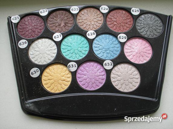 Paleta 12 kolorów perłowych cieni do powiek z dr Kraków