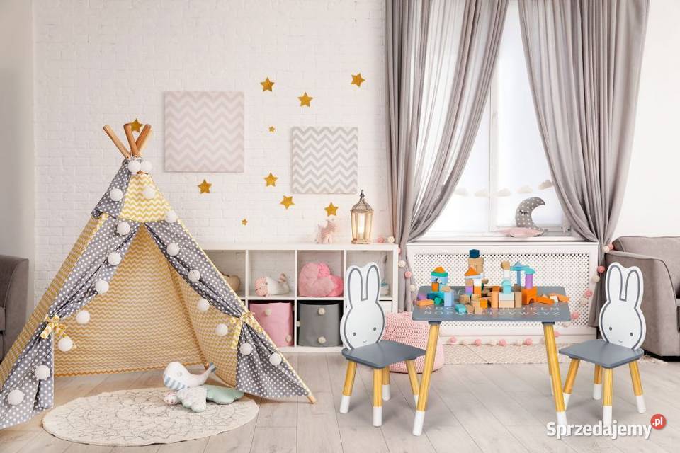 Stół stolik 2 krzesła meble dzieci zestaw Bielsk Podlaski