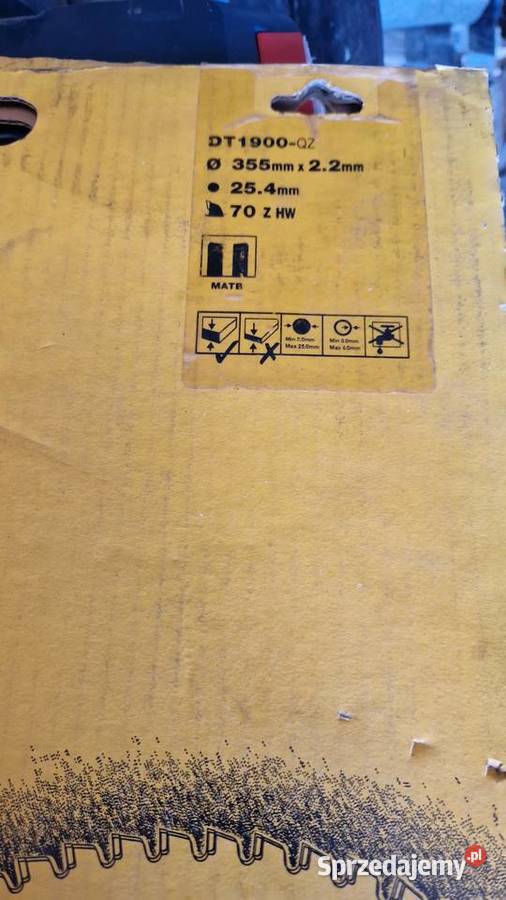 Dewalt tarcza do metalu 355 z254 66z 77z Namysłów