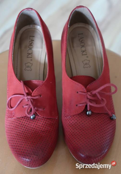 Skórzane damskie buty czółenka firmy LASOCKI 38 mazowieckie Siedlce