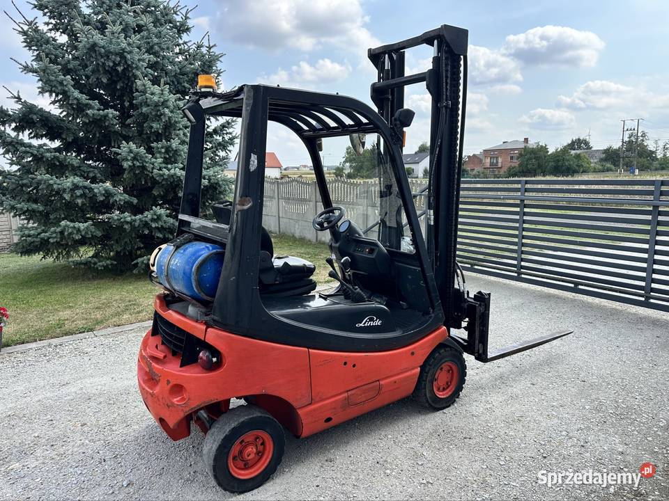 Wózek widłowy Linde H16 16t 33m LPG przesuw
