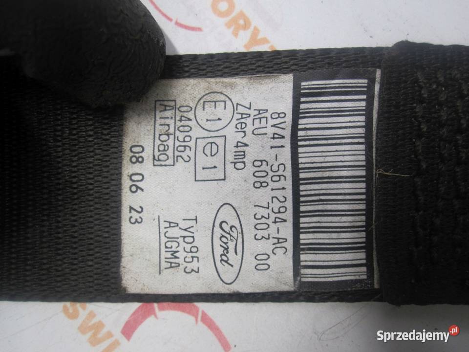 FORD KUGA MK1 I 08r pas bezpieczeństwa prawy osobowe