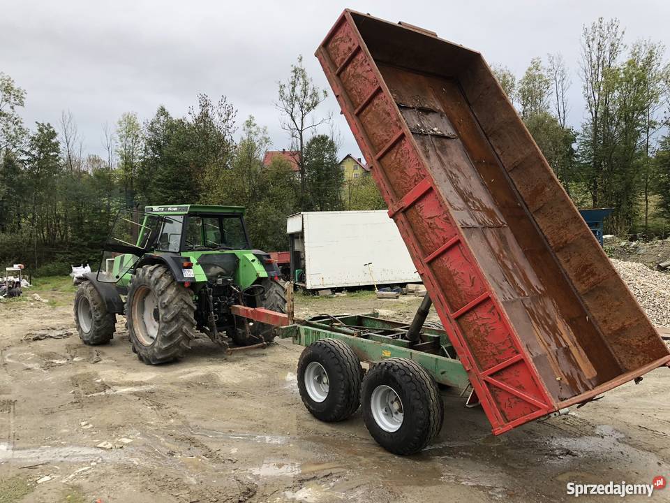 Przyczepa Tandem Rolnicza Wywrotka NOWE KOŁA Jordanów
