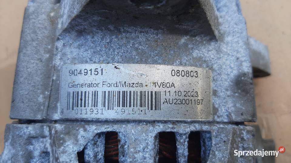 Alternator 80A Ford Mazda 14 TDCI nowy Dębno